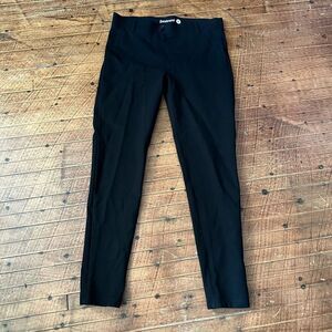 Betabrand black ponte M business casual minimalist knit pants